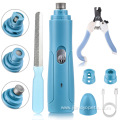 Electric nail polisher pets manicure kit nail clippers